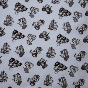 Dresówka 95% cotton z elastanem 5%, druk rotacyjny​