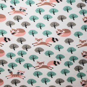 Dresówka z elestanem, druk cyfrowy - 95% cotton, 5% elestan​​