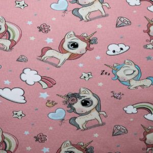 Dresówka z elestanem, druk cyfrowy - 95% cotton, 5% elestan​​