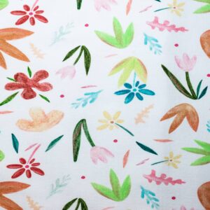 Dresówka z elestanem, druk cyfrowy - 95% cotton, 5% elestan​​